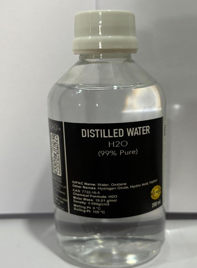 سيرو ماء مقطر سيرو نقي 99% [H2O]، رقم CAS: 7732-18-5 (200 مل)، عبوة من 3 قطع - Image 3